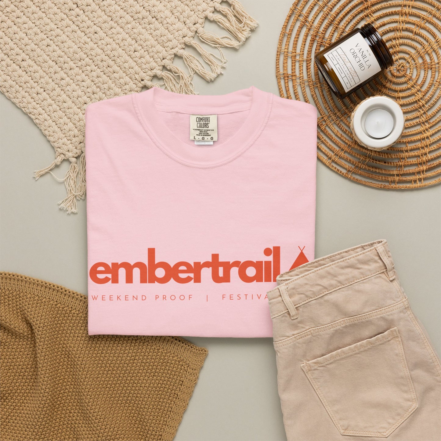 Embertrail Logo T-Shirt — Retro Festival Tee
