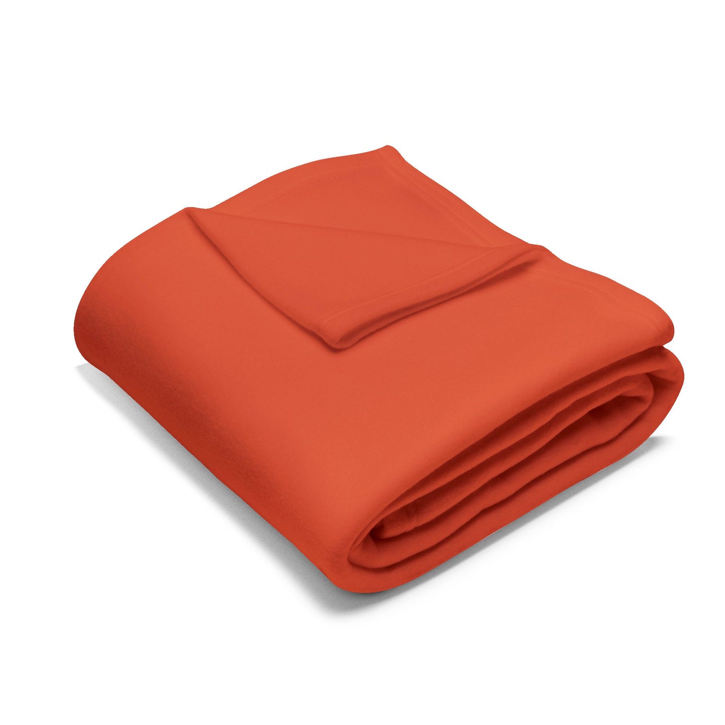 EmberTrail Arctic Fleece Blanket – Cozy Orange Travel & Camping Throw
