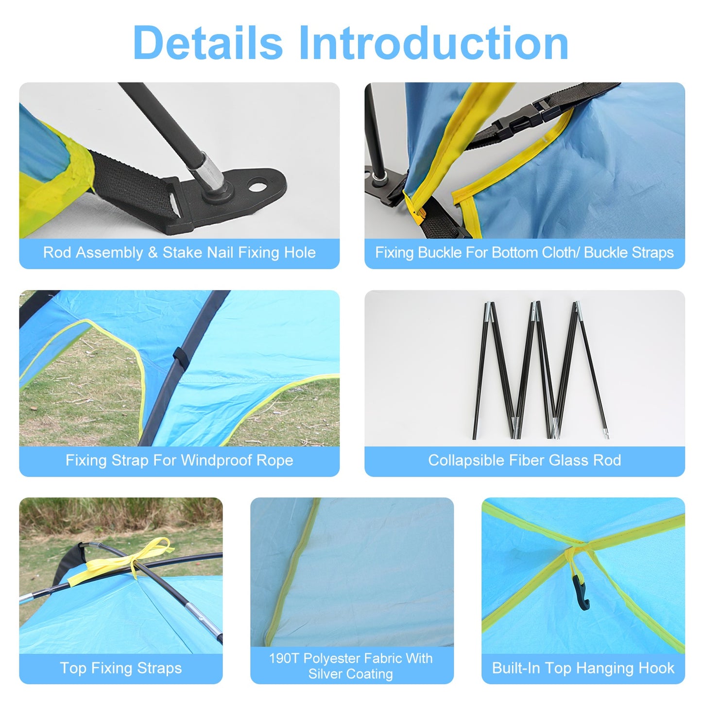 Waterproof Beach Tent Canopy