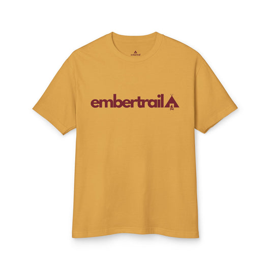 The Ember Trail Logo Tee | Unisex Garment-Dyed Heavyweight Cotton Vintage Graphic T-Shirt