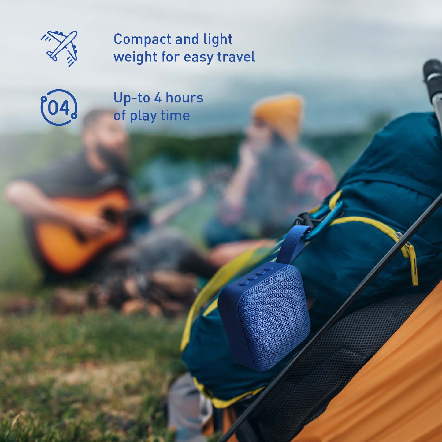 Pursonic Wireless Sound Duo – Portable & Peak Wireless Speakers for Immersive 360° Audio-2