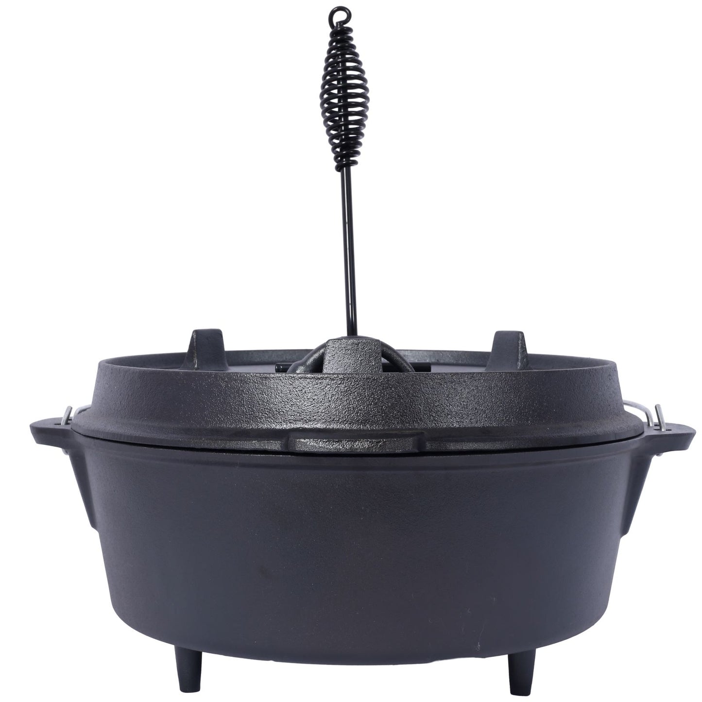 Pre-Seasoned Cast Iron Dutch Oven with Lid & Skillet