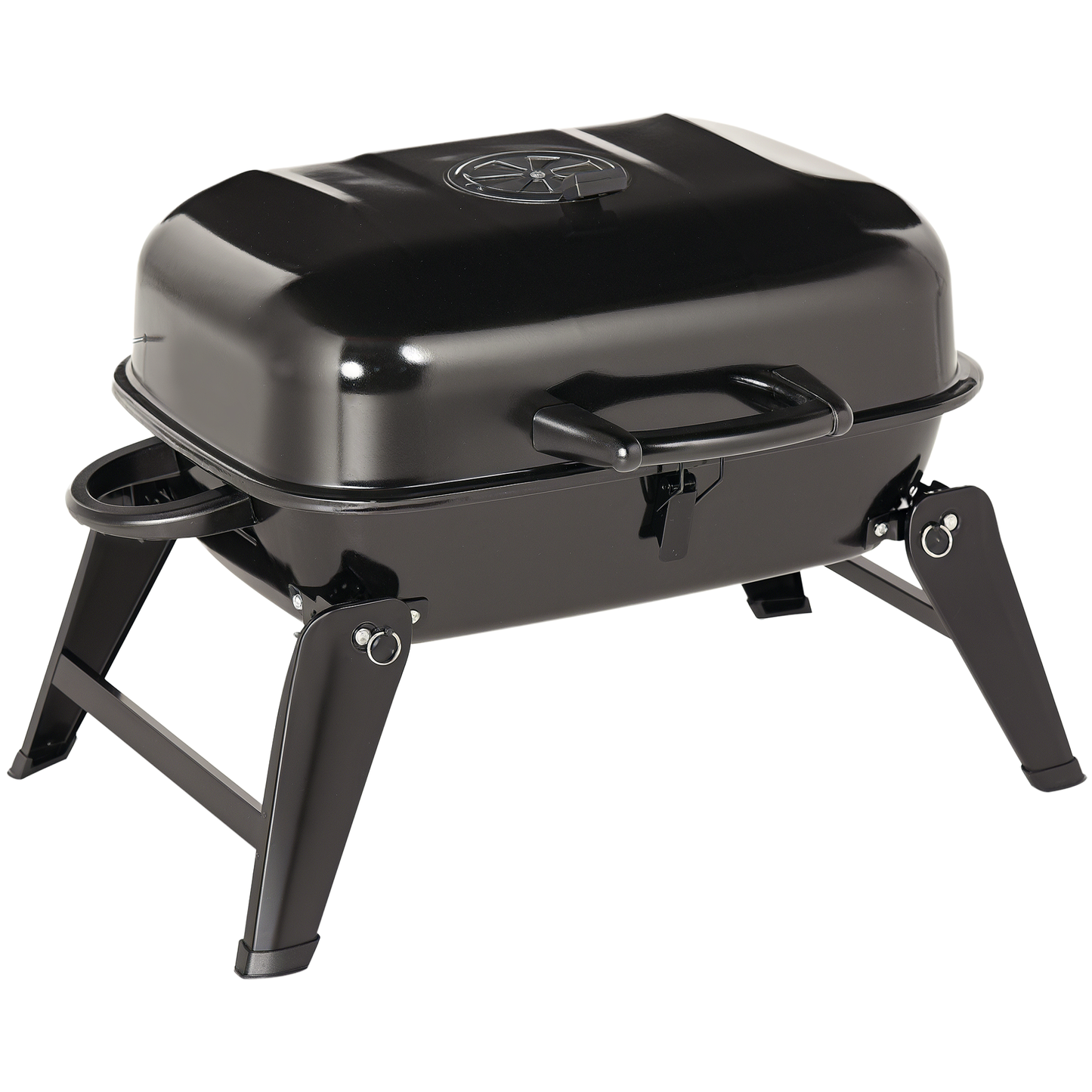 14" Portable Charcoal BBQ & Grill
