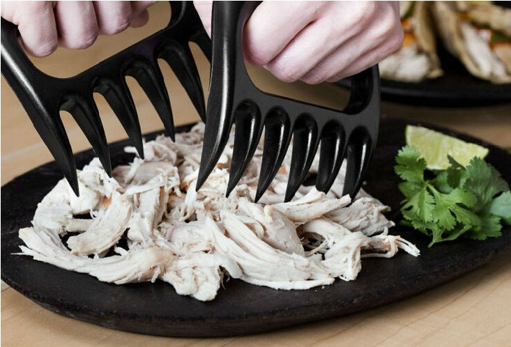 Bear Claw Meat Shredder Set of 4 | BBQ Pulled Pork Forks