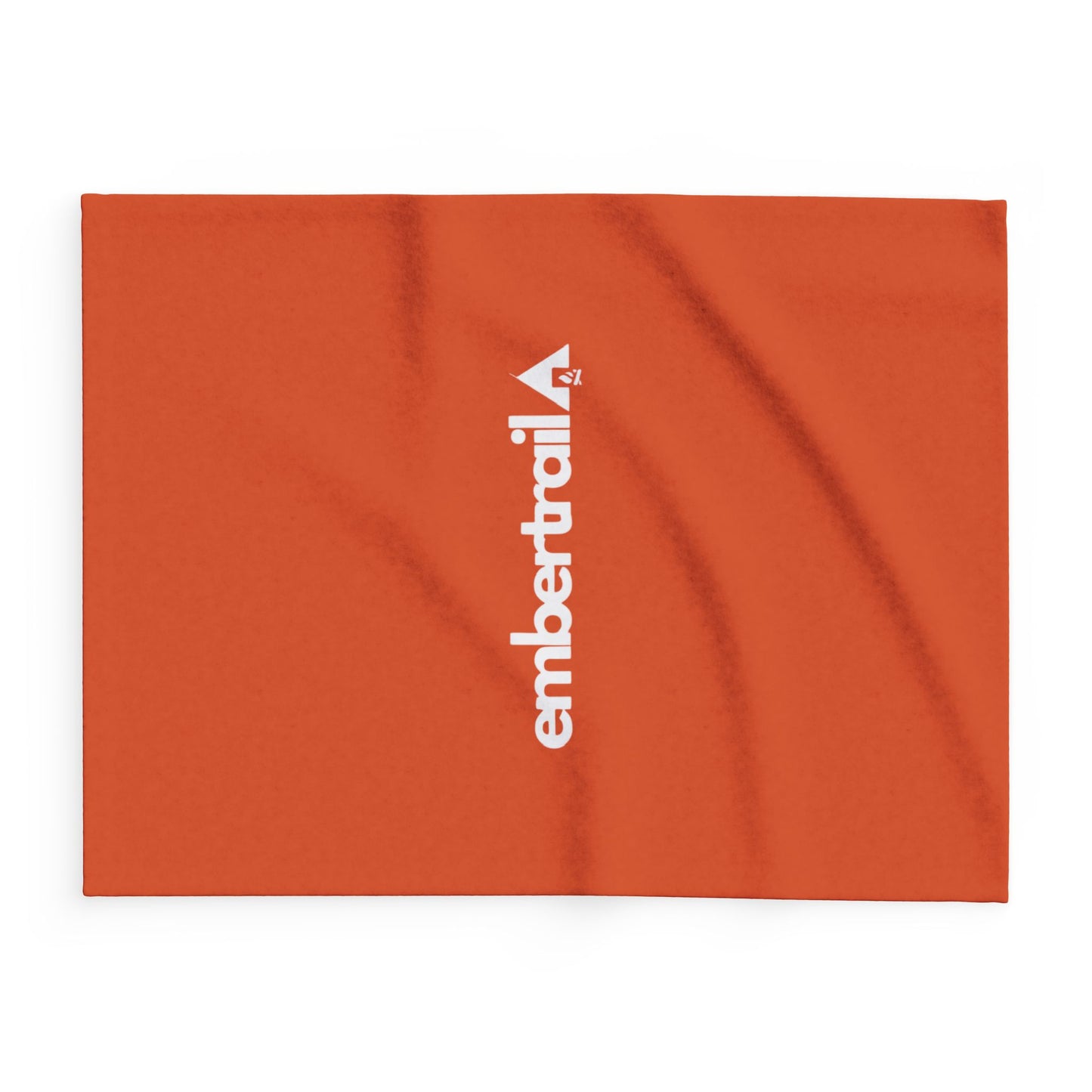 EmberTrail Arctic Fleece Blanket – Cozy Orange Travel & Camping Throw