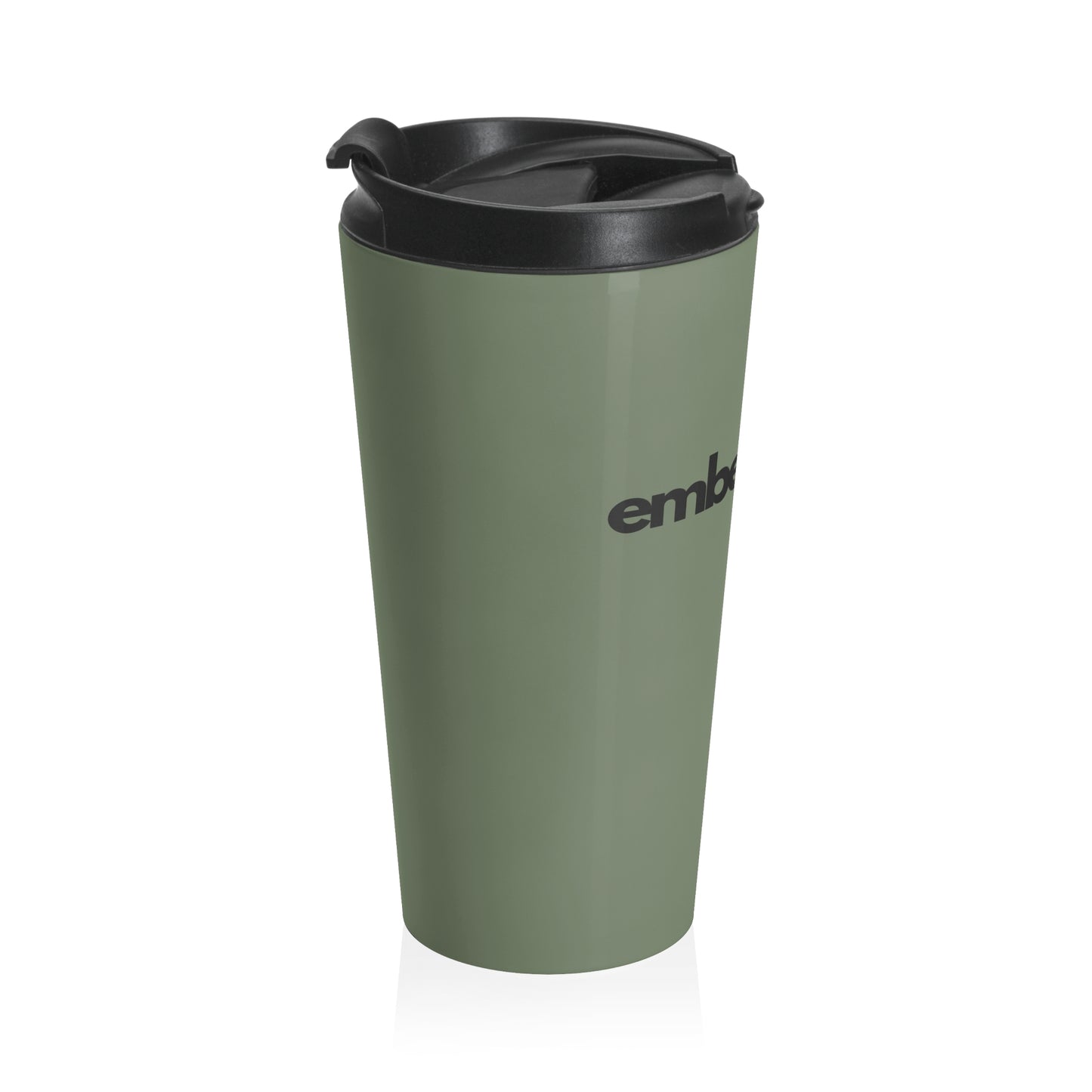 Travel Mug — Embertrail Logo Stainless Steel Insulated Tumbler (Green)