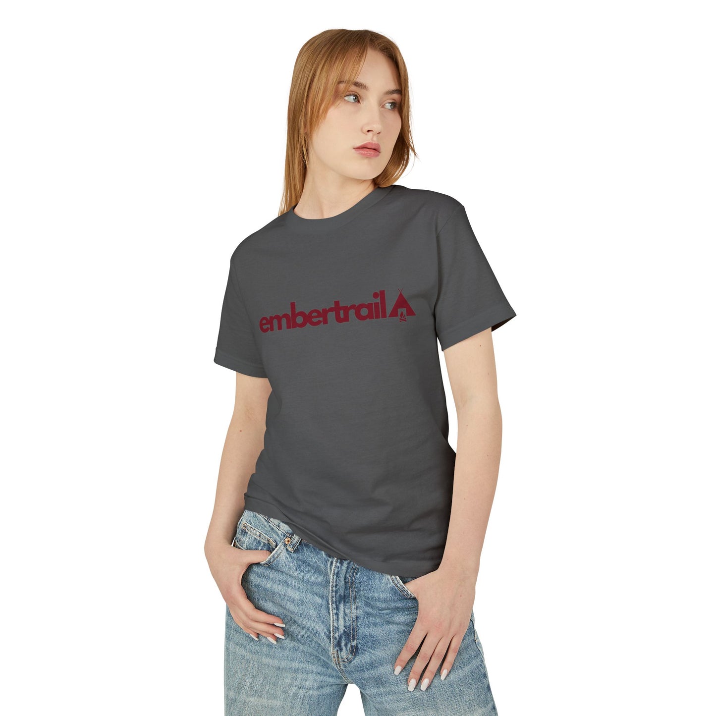 The Ember Trail Logo Tee | Unisex Garment-Dyed Heavyweight Cotton Vintage Graphic T-Shirt