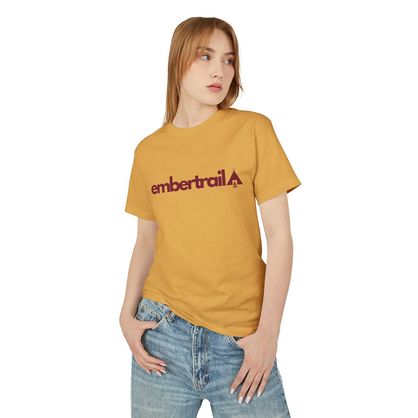 The Ember Trail Logo Tee | Unisex Garment-Dyed Heavyweight Cotton Vintage Graphic T-Shirt