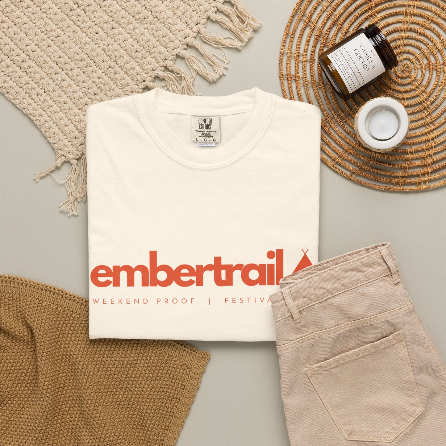 Embertrail Logo T-Shirt — Retro Festival Tee