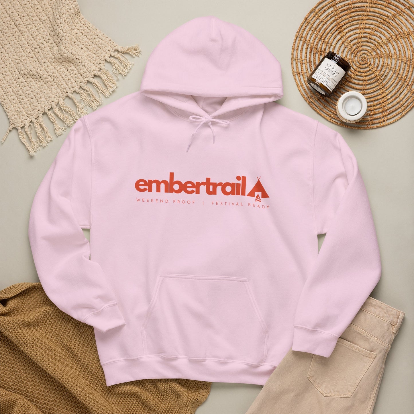 Embertrail Logo Hoodie — Retro Festival Hoodie