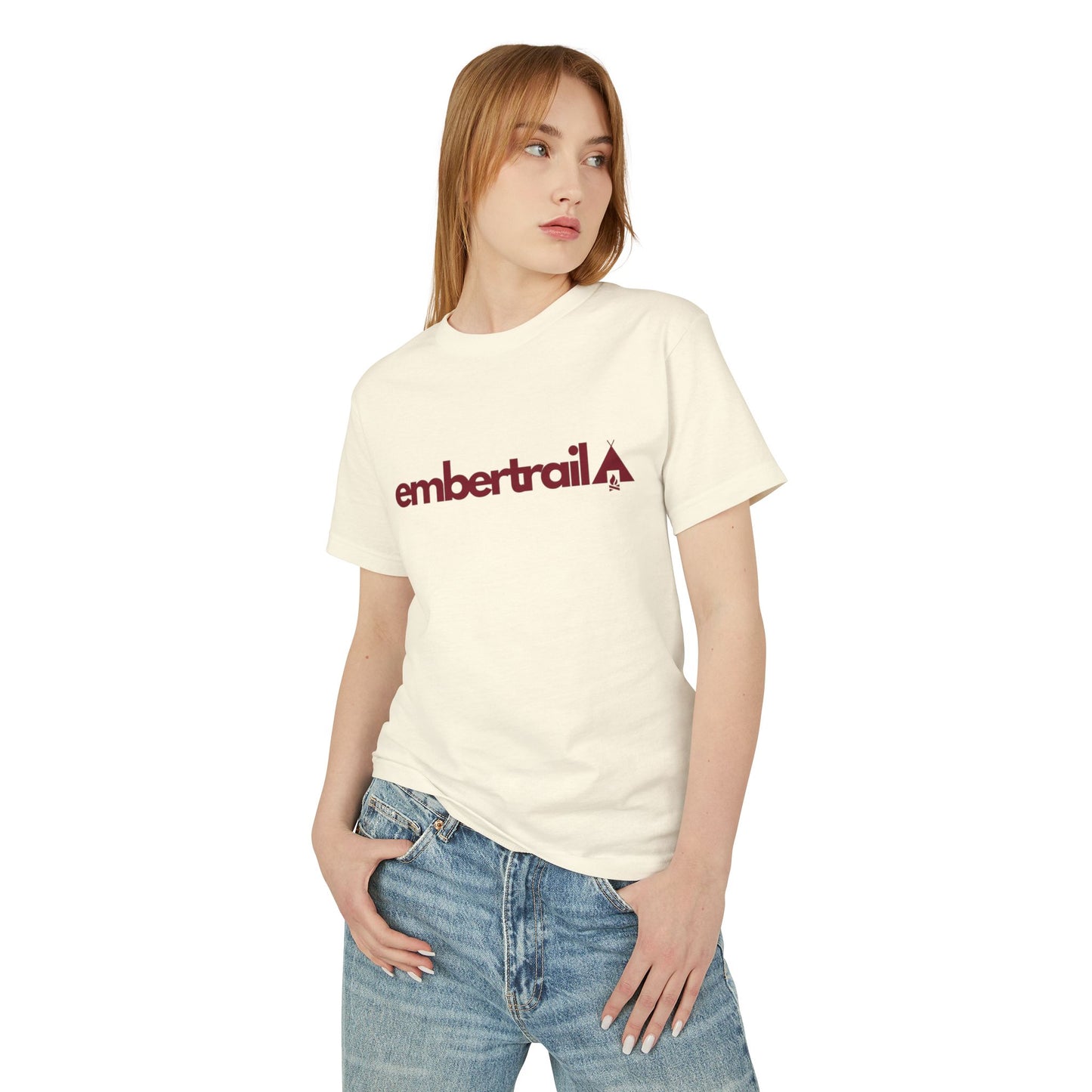 The Ember Trail Logo Tee | Unisex Garment-Dyed Heavyweight Cotton Vintage Graphic T-Shirt