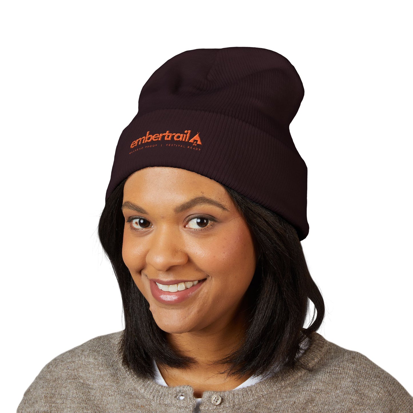 Embertrail Embroidered Festival Beanie