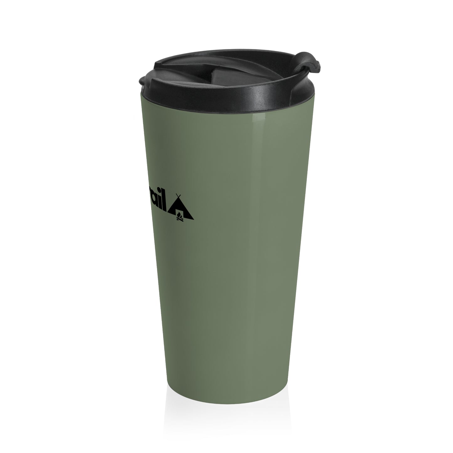 Travel Mug — Embertrail Logo Stainless Steel Insulated Tumbler (Green)