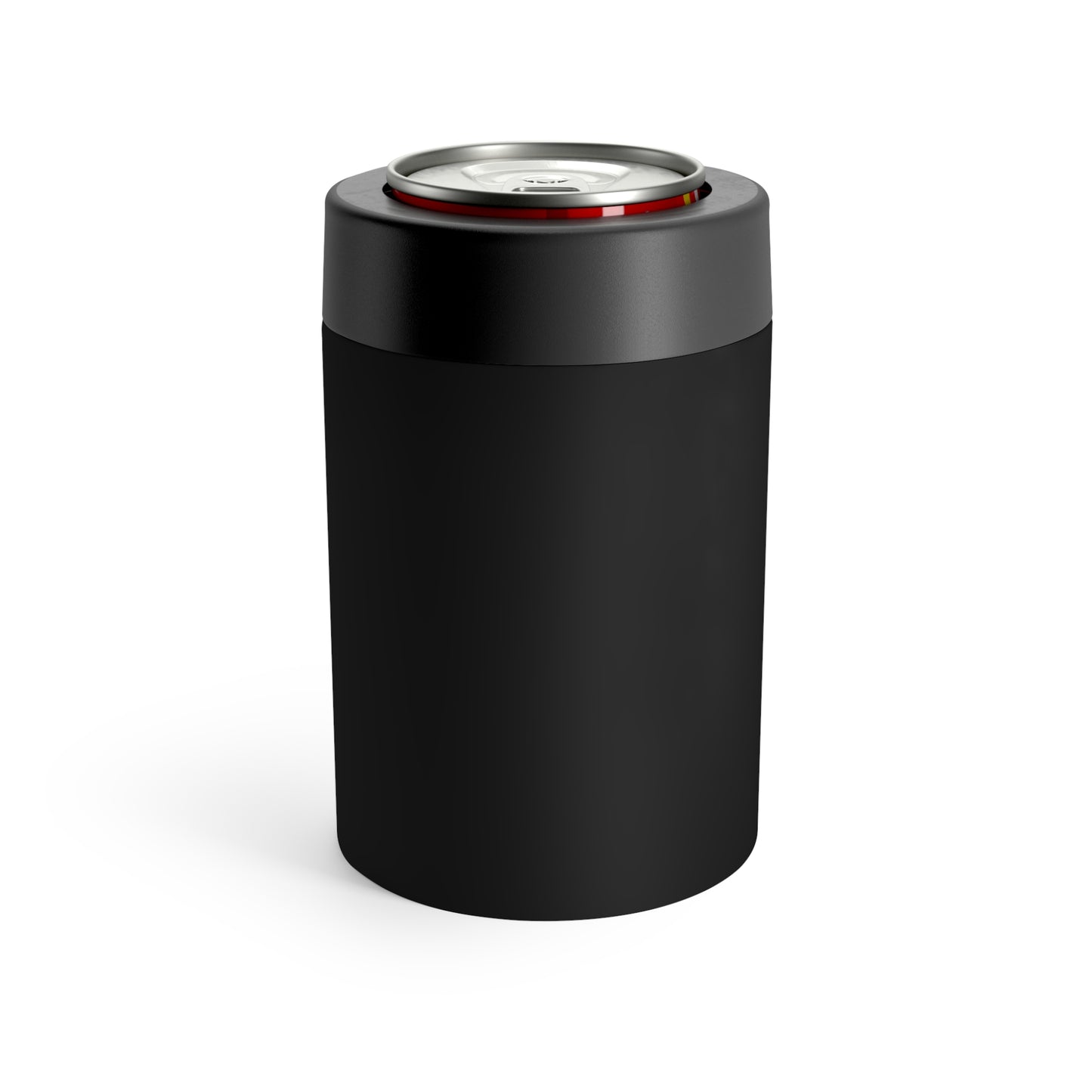 EmberTrail Logo Can Cooler – Insulated Slim Can Holder with Logo (Black)