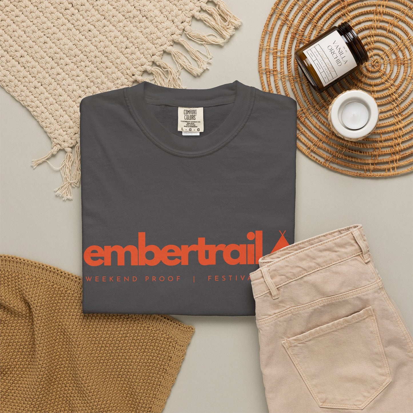 Embertrail Logo T-Shirt — Retro Festival Tee