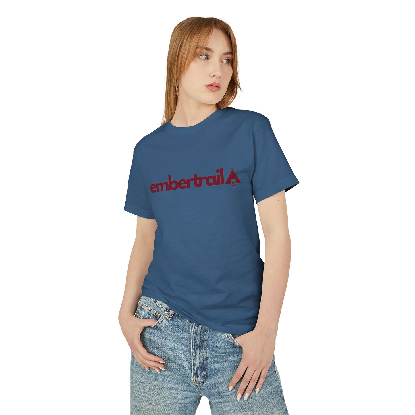 The Ember Trail Logo Tee | Unisex Garment-Dyed Heavyweight Cotton Vintage Graphic T-Shirt