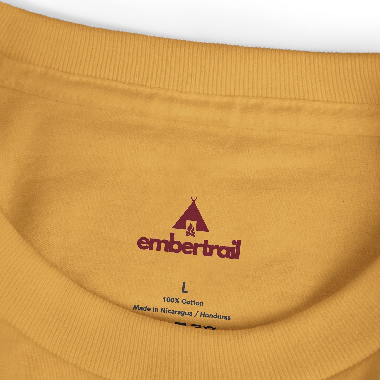 The Ember Trail Logo Tee | Unisex Garment-Dyed Heavyweight Cotton Vintage Graphic T-Shirt
