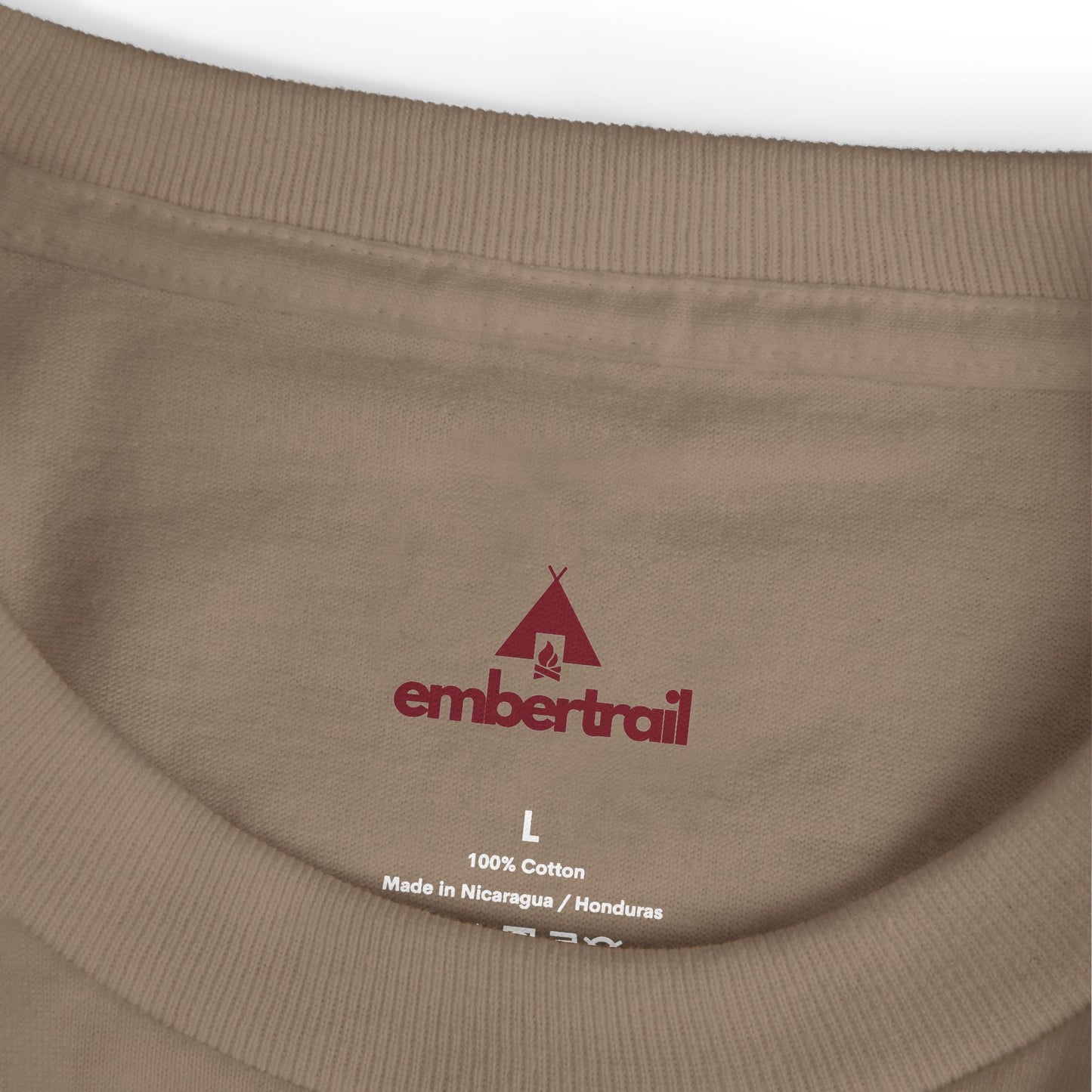 The Ember Trail Logo Tee | Unisex Garment-Dyed Heavyweight Cotton Vintage Graphic T-Shirt