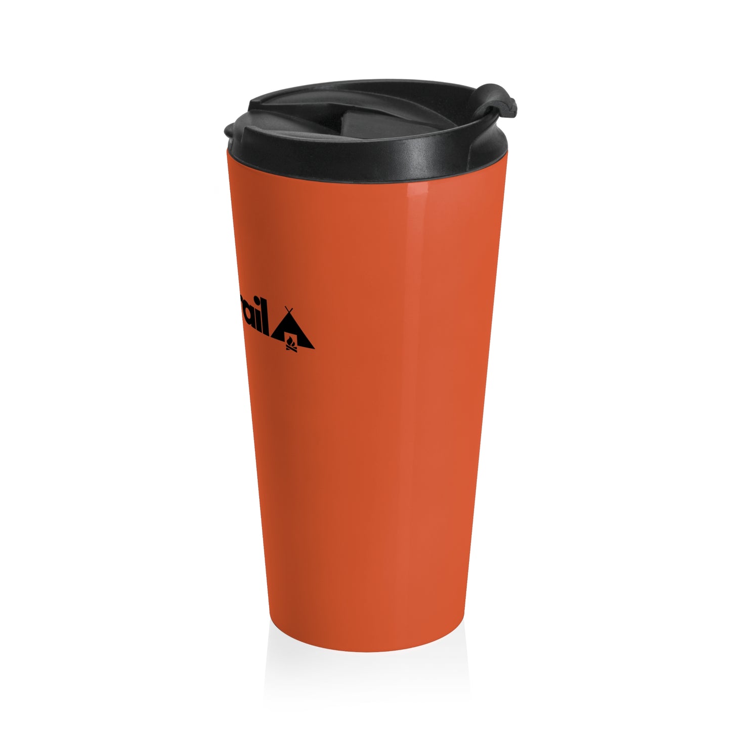 Travel Mug — Embertrail Logo Stainless Steel Insulated Tumbler (Orange)
