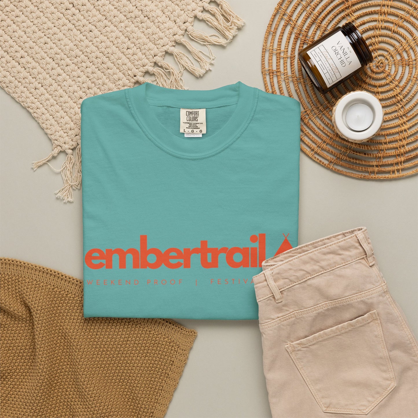 Embertrail Logo T-Shirt — Retro Festival Tee