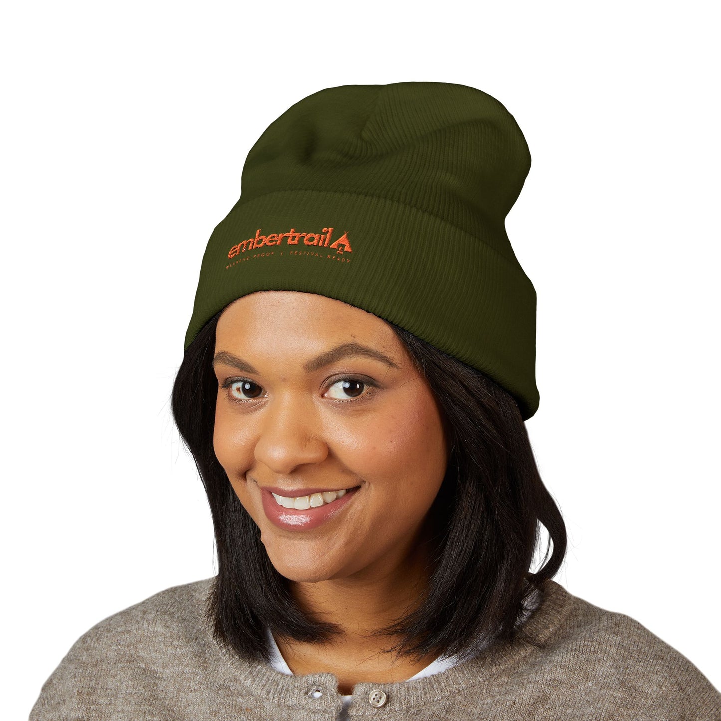 Embertrail Embroidered Festival Beanie
