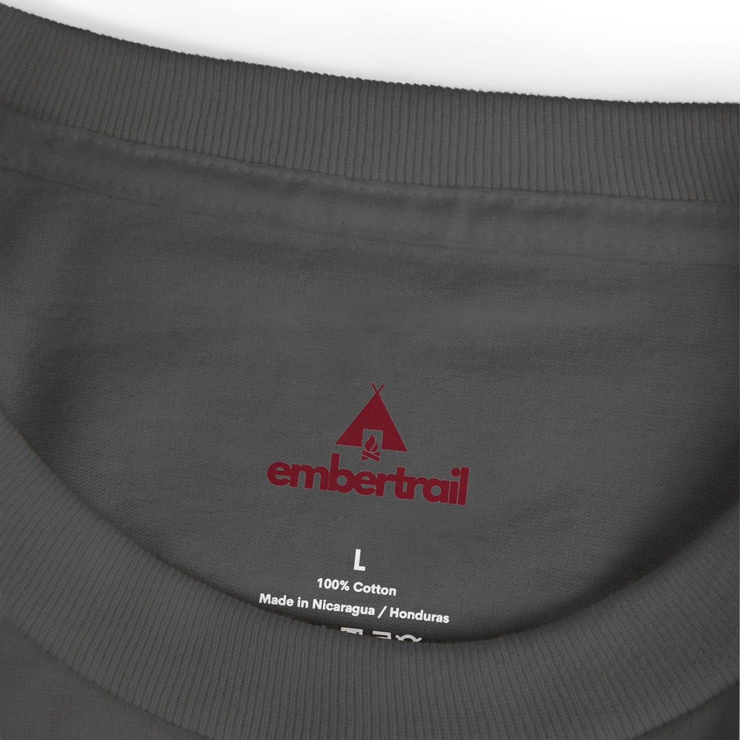 The Ember Trail Logo Tee | Unisex Garment-Dyed Heavyweight Cotton Vintage Graphic T-Shirt