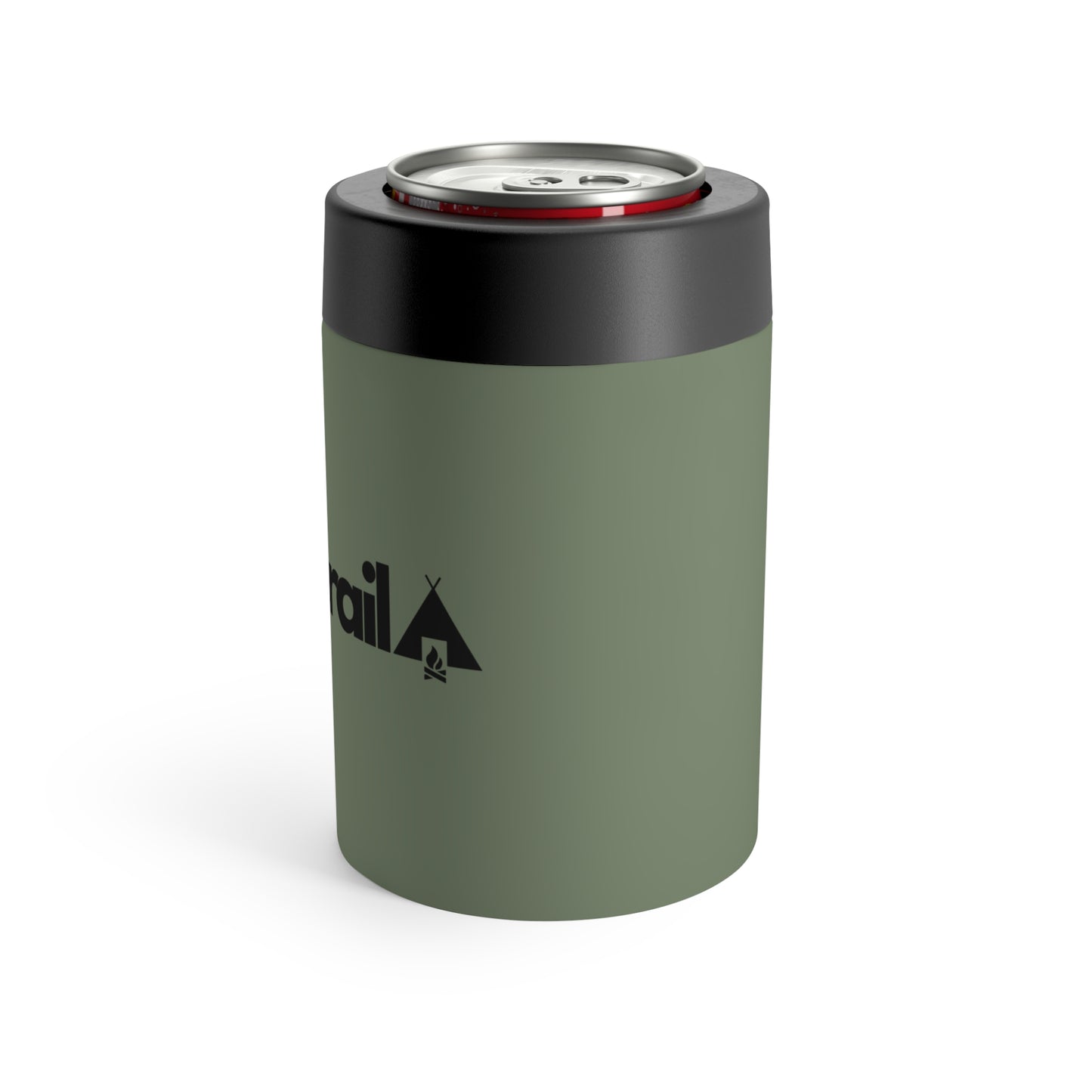 EmberTrail Logo Can Cooler – Insulated Slim Can Holder with Logo (Green)
