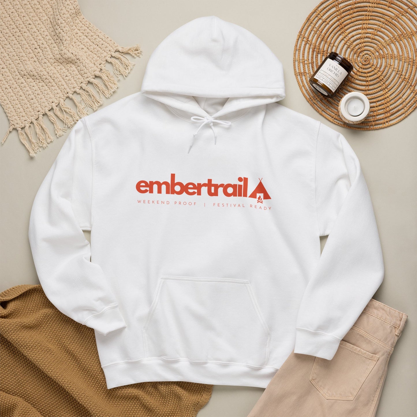 Embertrail Logo Hoodie — Retro Festival Hoodie
