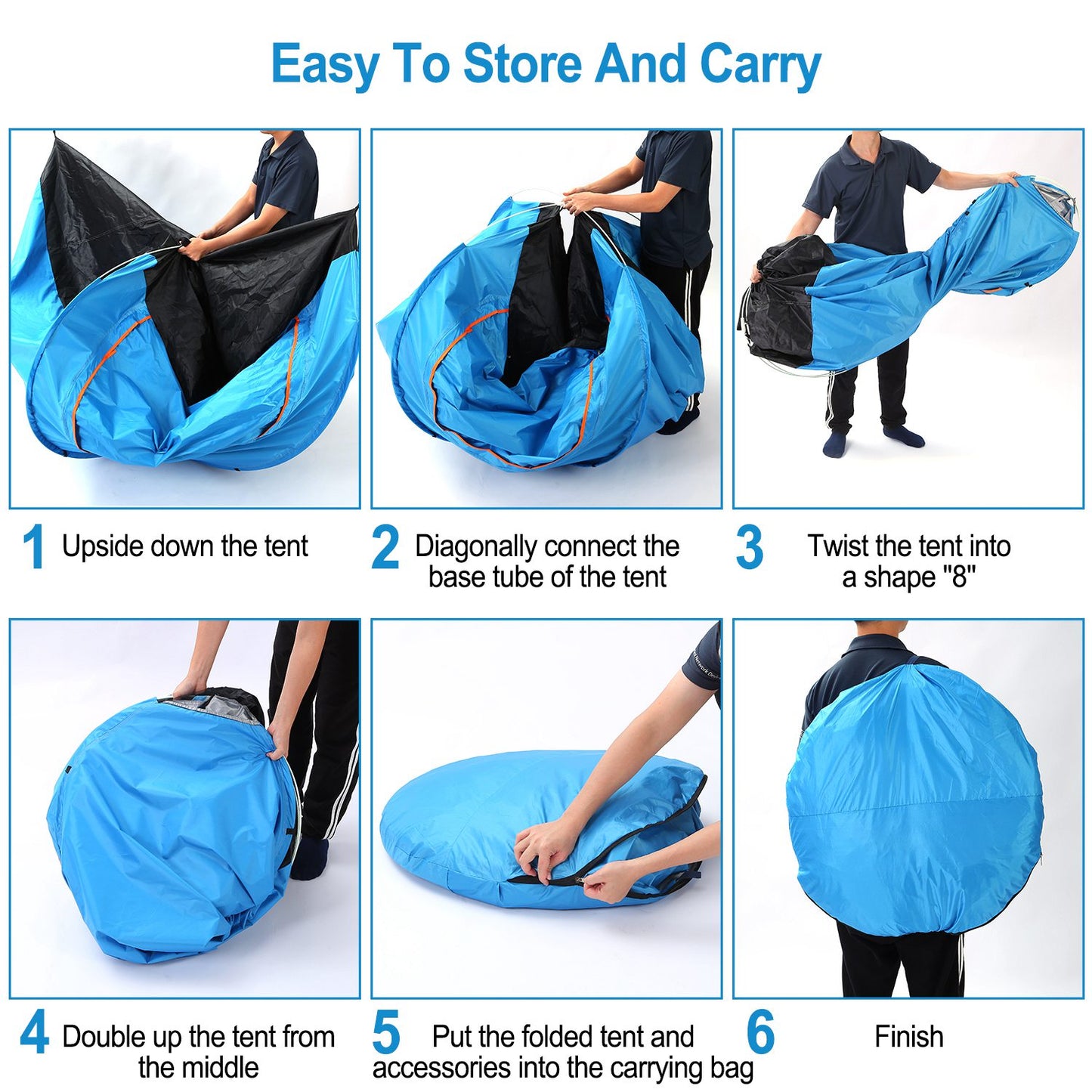 Pop-Up Camping Tent | 2 Person Instant Setup