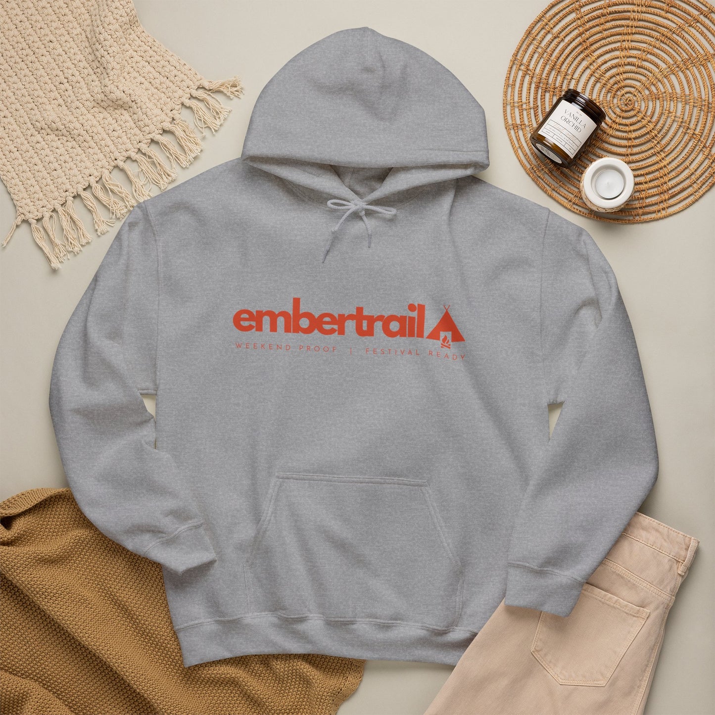 Embertrail Logo Hoodie — Retro Festival Hoodie