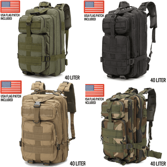 XGear Tactical Large 40L Tactical Backpack Survival Bag-0
