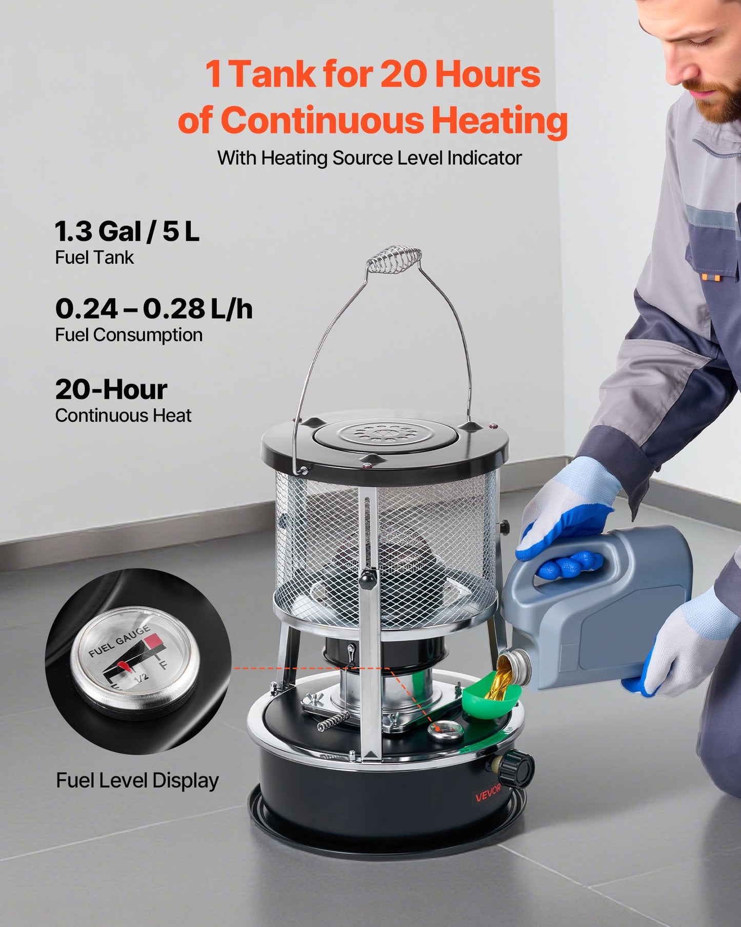 Portable Camping Kerosene Heater & Stove