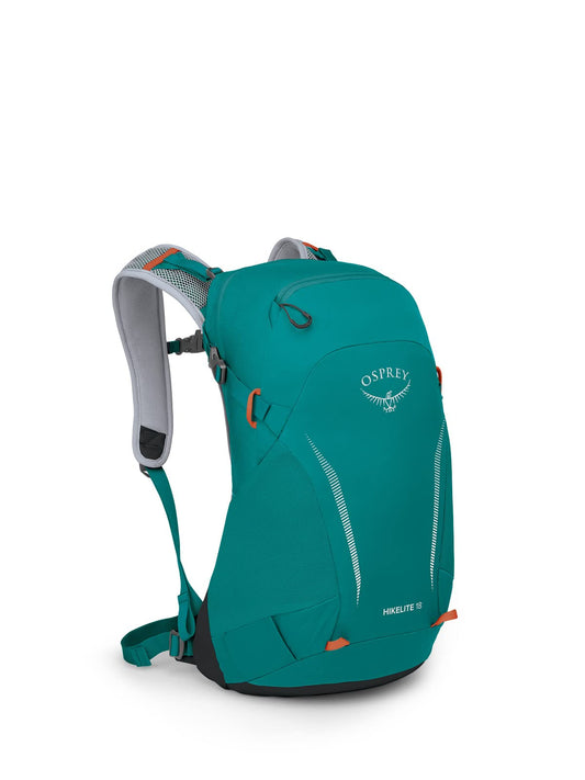 Osprey Hikelite 18L Hiking Daypack | AirSpeed Ventilation | Escapade Green