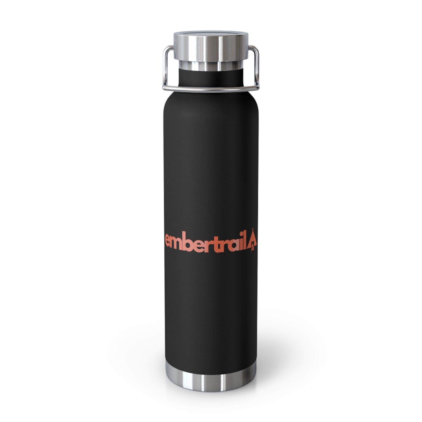 22oz Copper Vacuum Insulated Water Bottle — Embertrail Logo (in 5 colors)