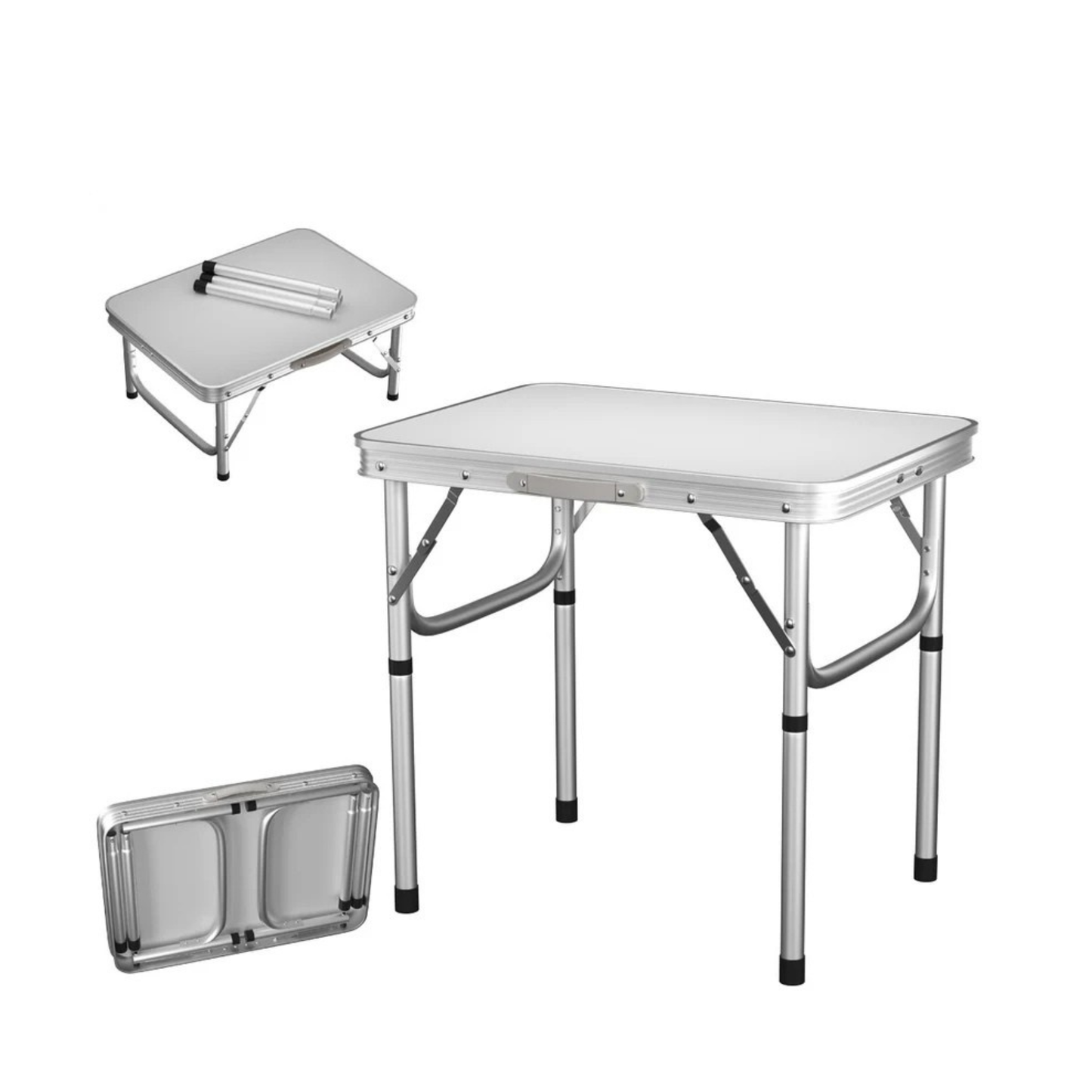 2ft Folding Camping Table | Adjustable Height Aluminium