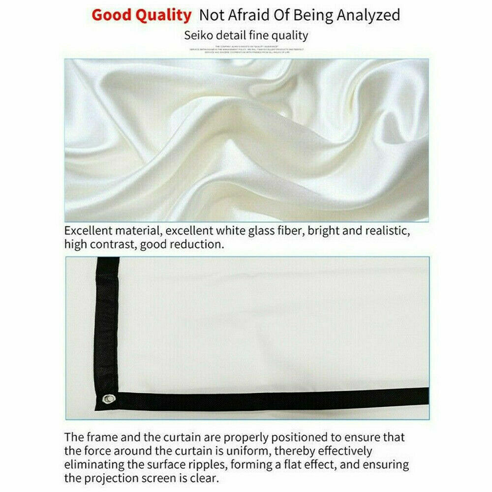 Portable Foldable Projector Screen | 16:9 HD Outdoor Cinema Screen | 60"-150" | The Ember Trail
