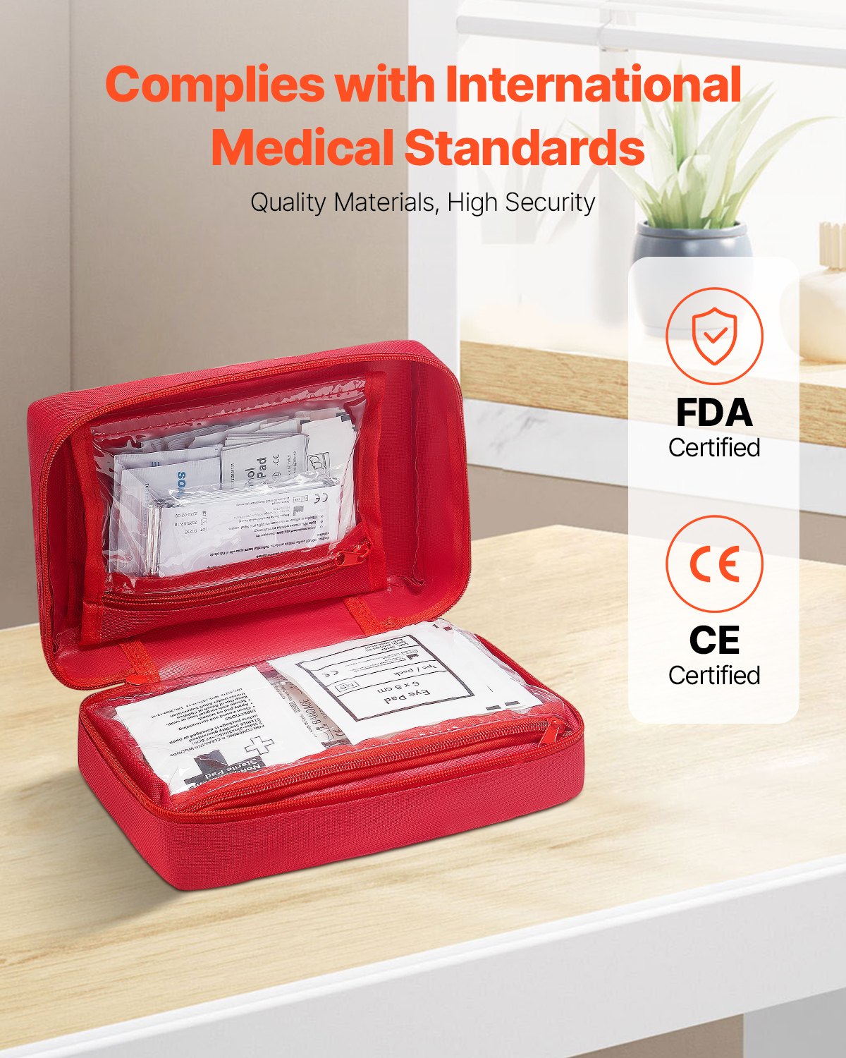 Travel First Aid Kit - 500 piece