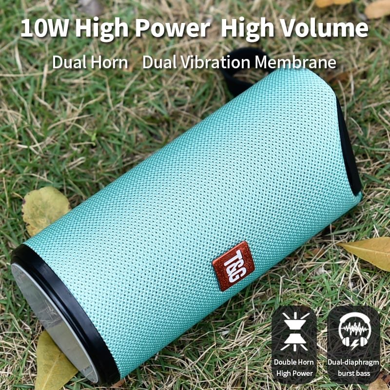 Portable Waterproof Bluetooth Speaker | FM Radio, AUX & SD Card | 7 Colours