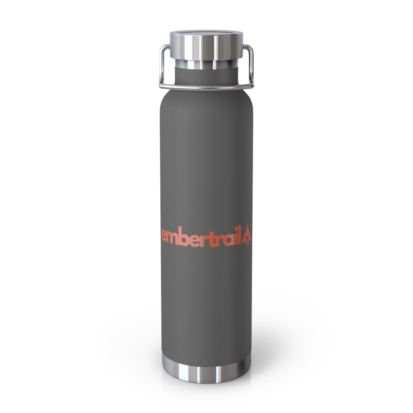 22oz Copper Vacuum Insulated Water Bottle — Embertrail Logo (in 5 colors)