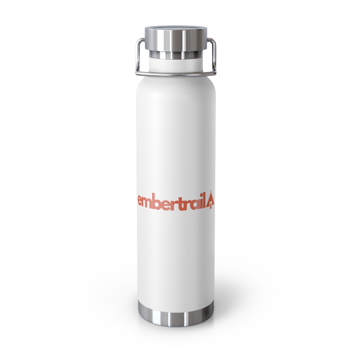 22oz Copper Vacuum Insulated Water Bottle — Embertrail Logo (in 5 colors)