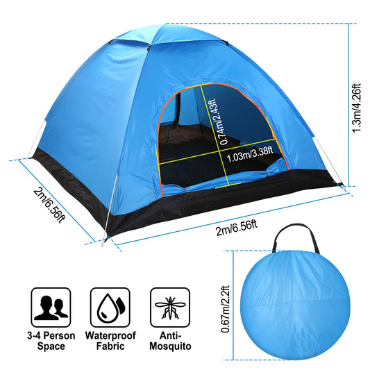 Pop-Up Camping Tent | 2 Person Instant Setup