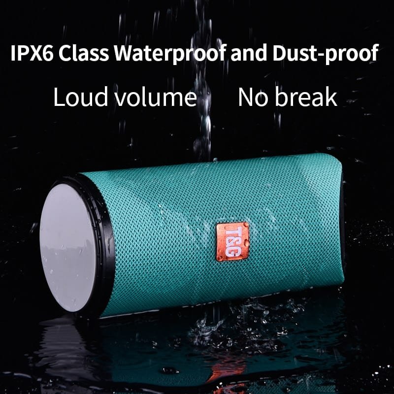 Portable Waterproof Bluetooth Speaker | FM Radio, AUX & SD Card | 7 Colours