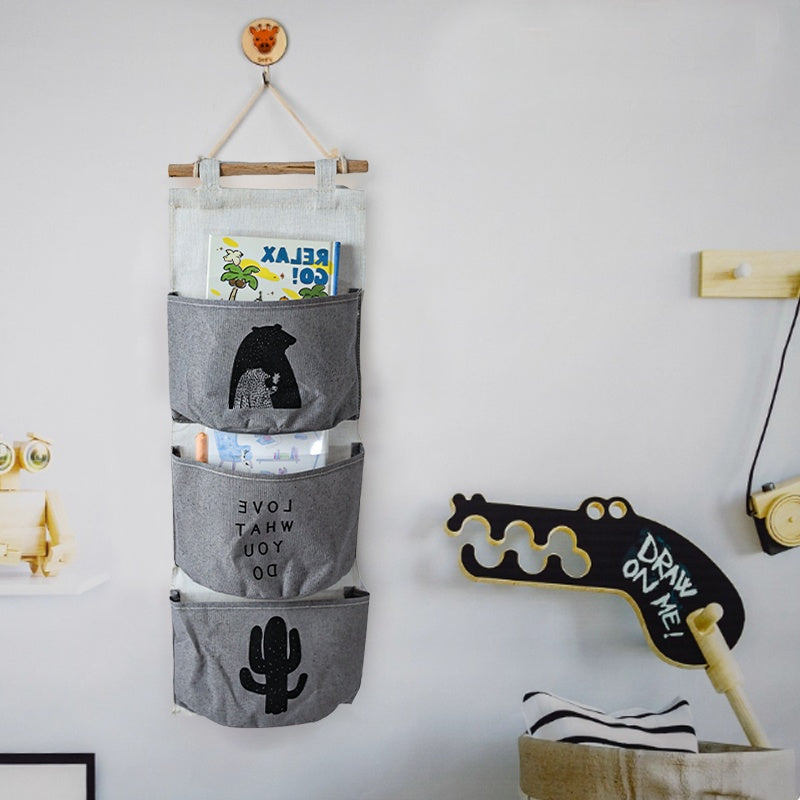 Camping Hanging Pockets - Gray