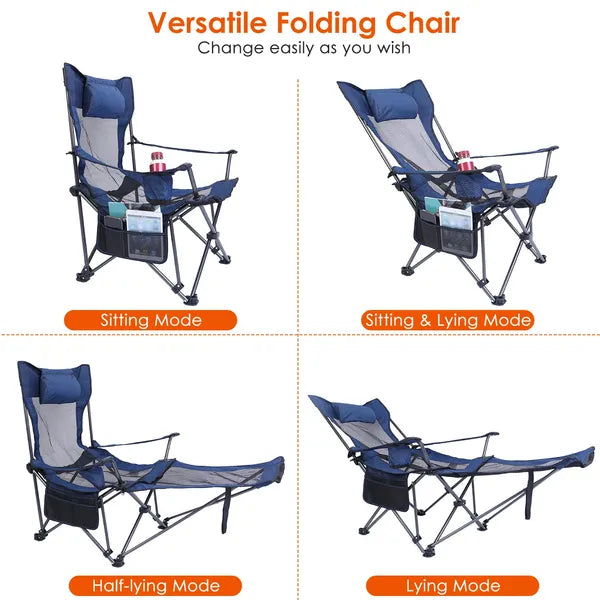 Foldable Reclining Camping Chair