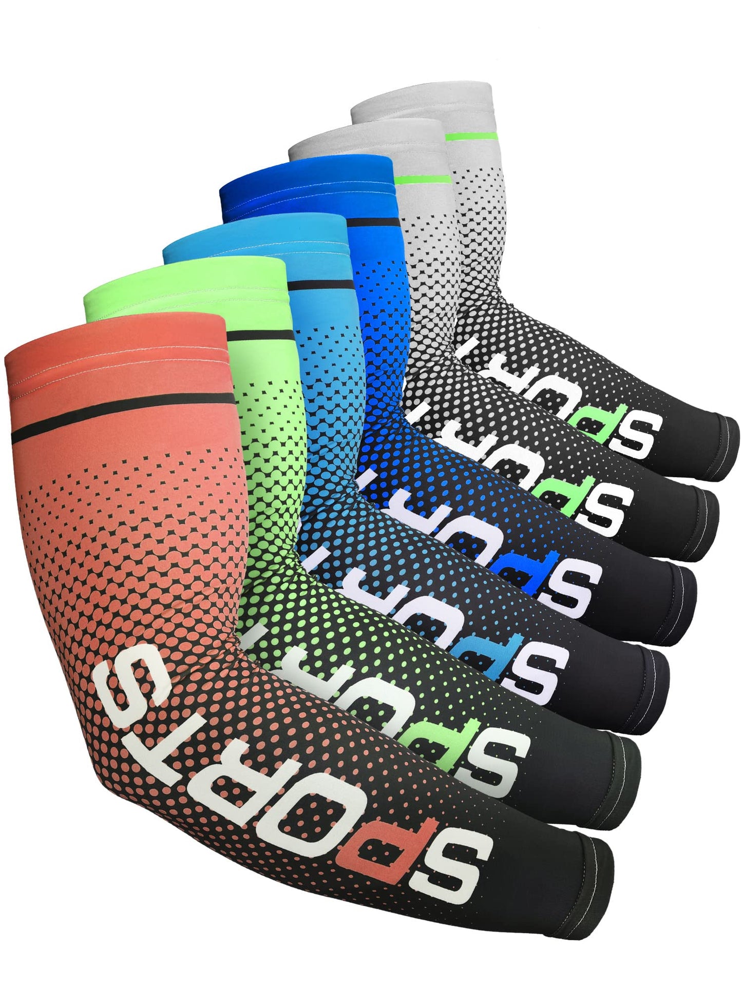 6 Pairs UV Sun Protection Arm Sleeves