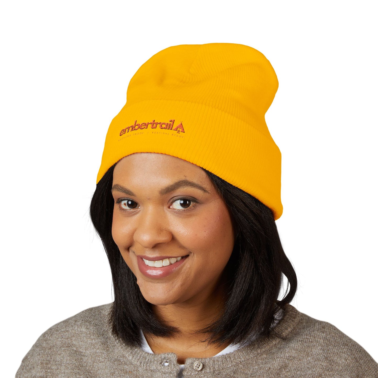 Embertrail Embroidered Festival Beanie