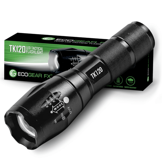 EcoGear FX TK120 LED Tactical Flashlight with Strobe-0