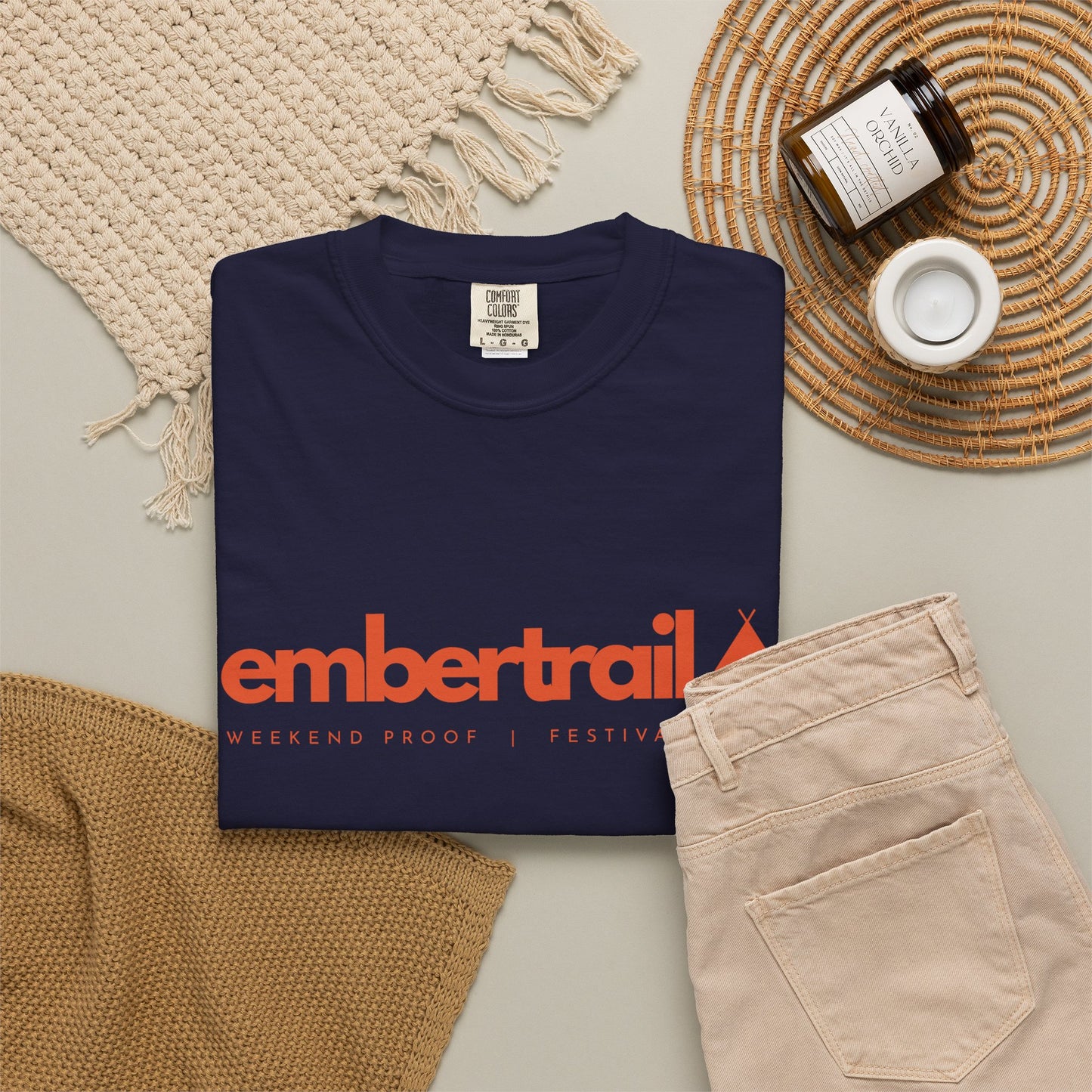 Embertrail Logo T-Shirt — Retro Festival Tee