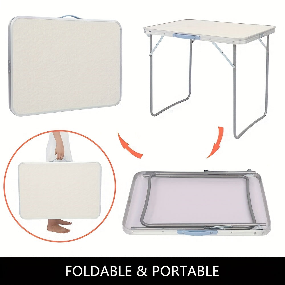 Portable Folding Camping Table With Handle