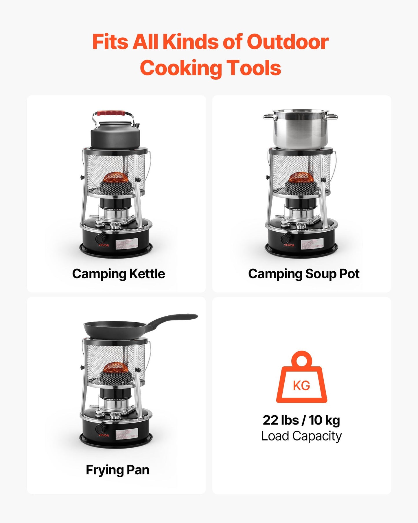 Portable Camping Kerosene Heater & Stove